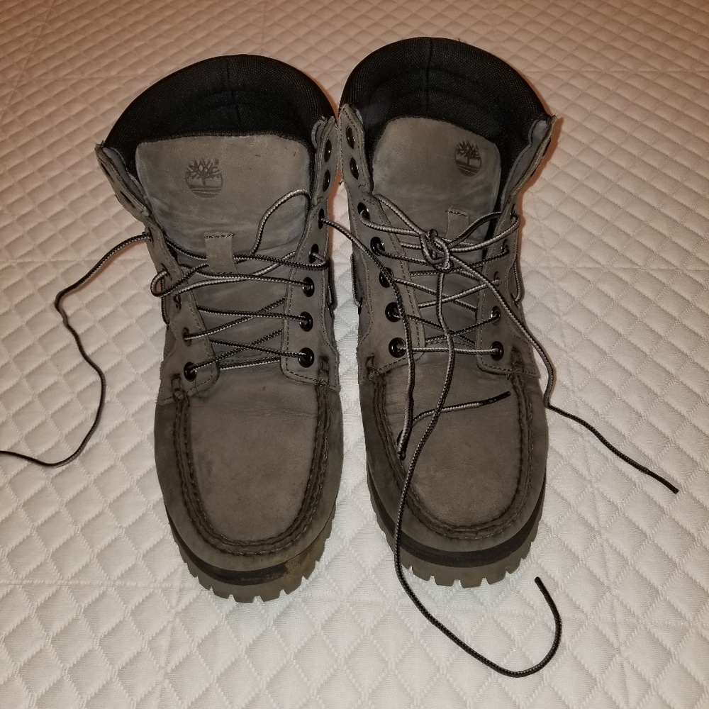Timberland Boots Charcoal Gray Mens 9.5